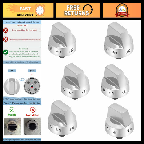 Gas range knob replacement - gas,